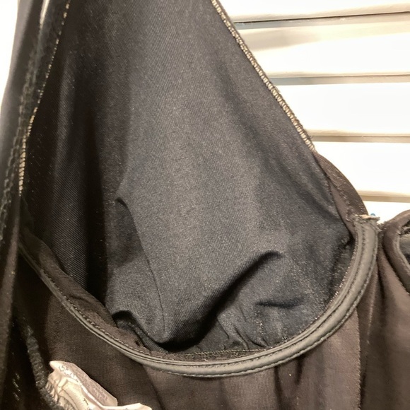 The Slimsuit Vintage Black Bright Abstract Floral Print One Piece Swimsuit 14 - Picture 6 of 12